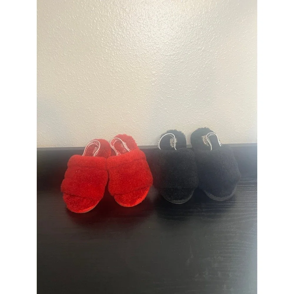 Ugg Fluff Yeah Slippers Set of 2 Size 10